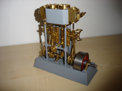 2 Zylinder Dampfmaschine Tobias (Bausatz Firma Bengs)