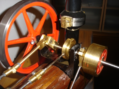 Lanz Lokomobile (Bauplan Firma Probst) - Detail