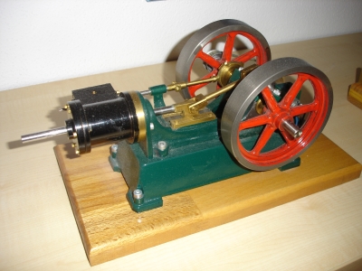 Liegende Dampfmaschine Paul (Zeichnungssatz Firma TS)