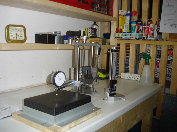 Messplatz mit Granitplatte